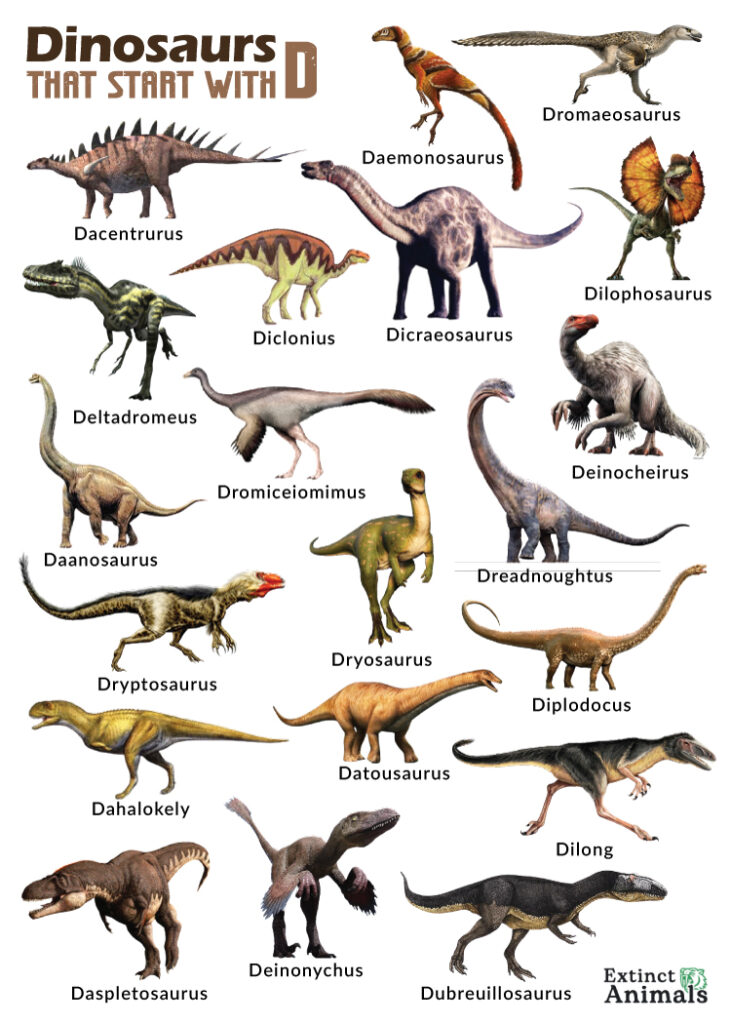 Dinosaurs that Start with D