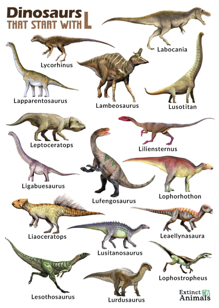 Dinosaurs that Start with L