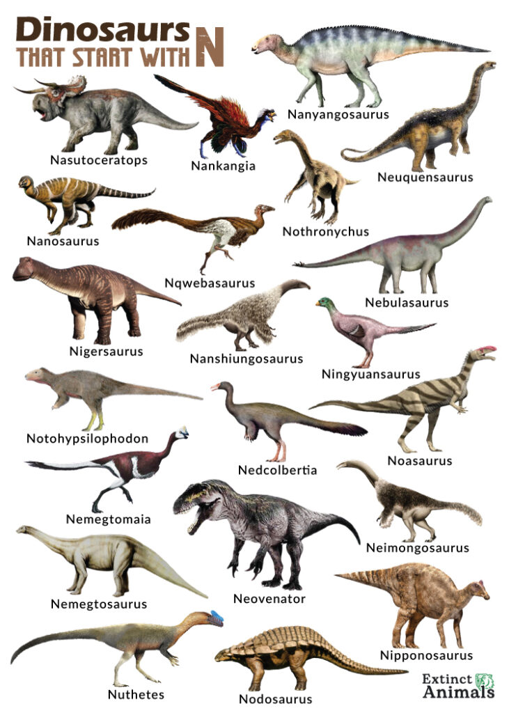 Dinosaurs that Start with N