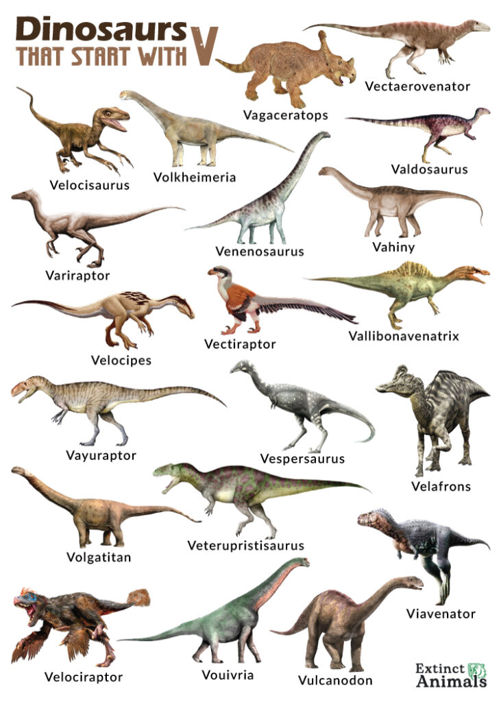 Dinosaurs that Start with V